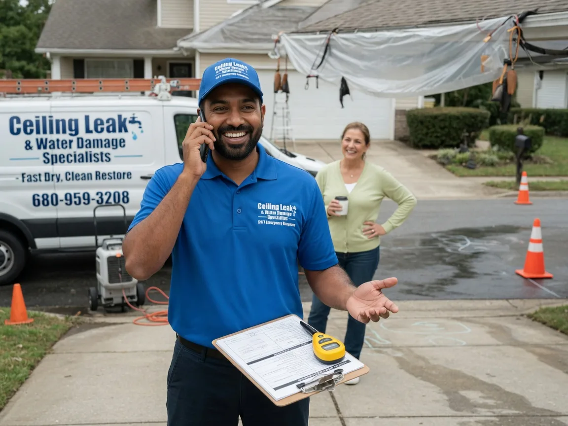 Ceiling Leak Cleanup Klamath River, CA FAQs